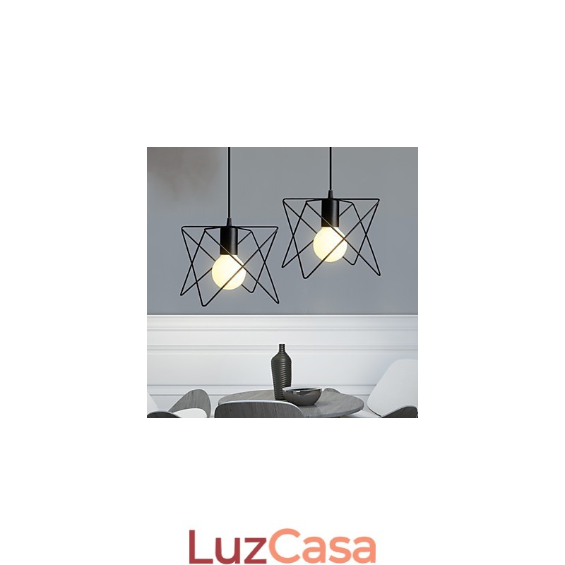 Luminárias pendentes estilo mini retrô metal