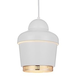 Luminária Pendente 1 Luz Moderna Simplicidade Dourado Cromado Preto Branco Aço Carbono Metal Lustre