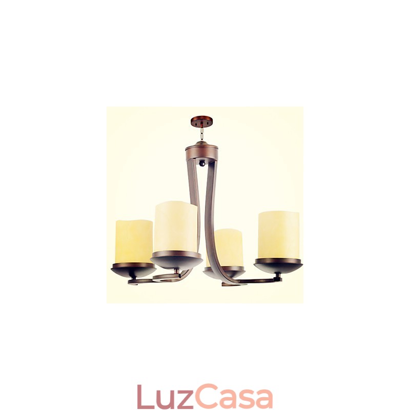 Lustre de metal tradicional clássico retrô estilo mini pintura