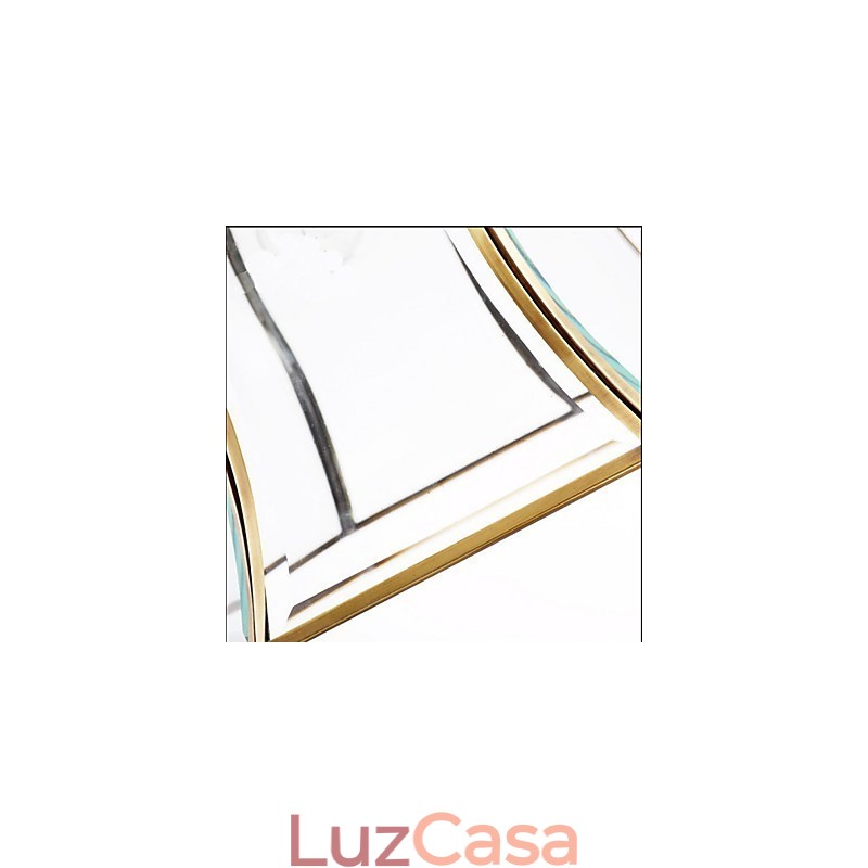 Pingente pequeno americano todo em cobre vidro simples