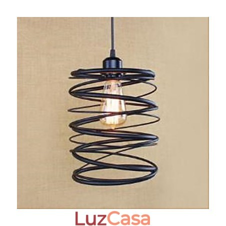 Restauração americana de formas antigas de ferro forjado, fogão criativo moderno de cabeça única, luminária suspensa Restauração americana de formas antigas de ferro forjado, fogão criativo moderno de cabeça única, luminária suspensa