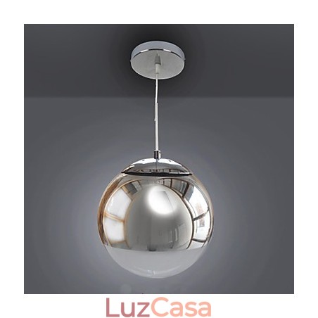 Luminária pendente moderna contemporânea estilo globo mini galvanizada Luminária pendente moderna contemporânea estilo globo mini galvanizada