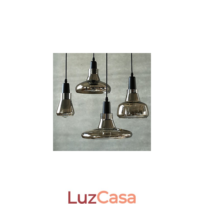 Contratado e contemporâneo sombra moda decoração lustre de vidro