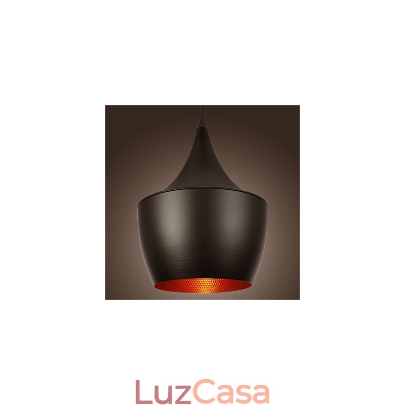Luminária pendente moderna, contemporânea, retrô, estilo mini, pintura