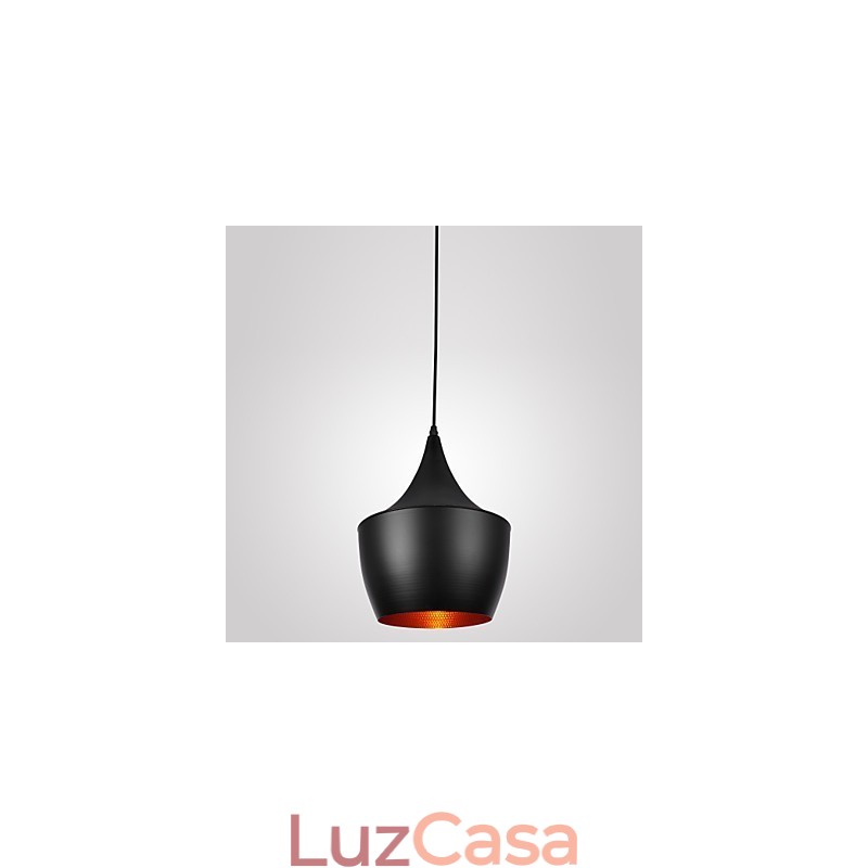 Luminária pendente moderna, contemporânea, retrô, estilo mini, pintura