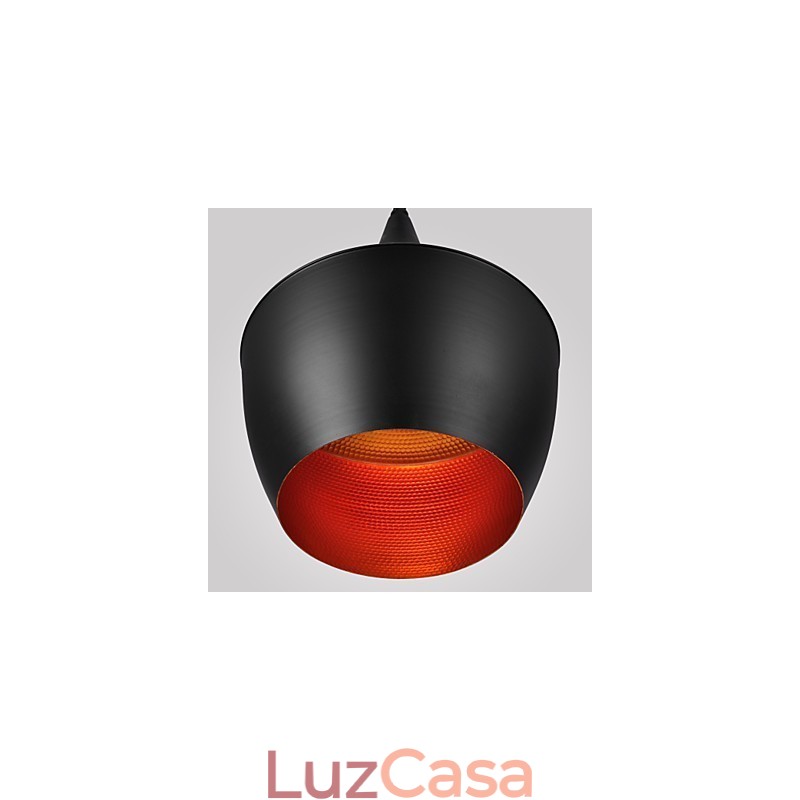 Luminária pendente moderna, contemporânea, retrô, estilo mini, pintura