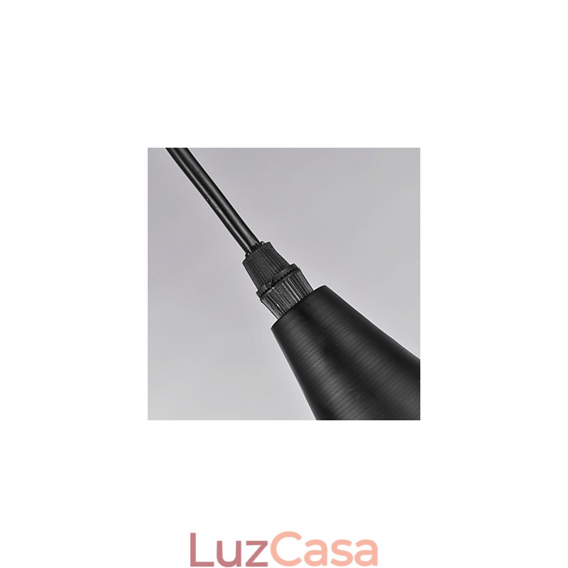 Luminária pendente moderna, contemporânea, retrô, estilo mini, pintura