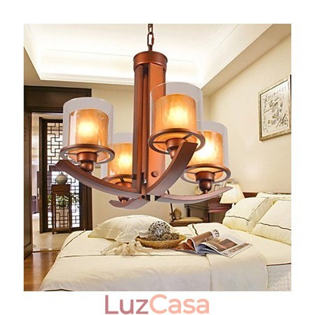 Lustre de metal tradicional clássico retrô estilo mini pintura Lustre de metal tradicional clássico retrô estilo mini pintura