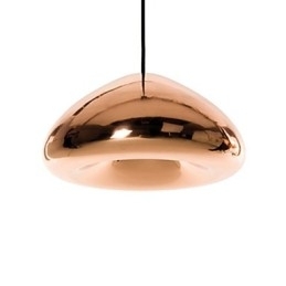 Luminária pendente de metal com pintura contemporânea moderna