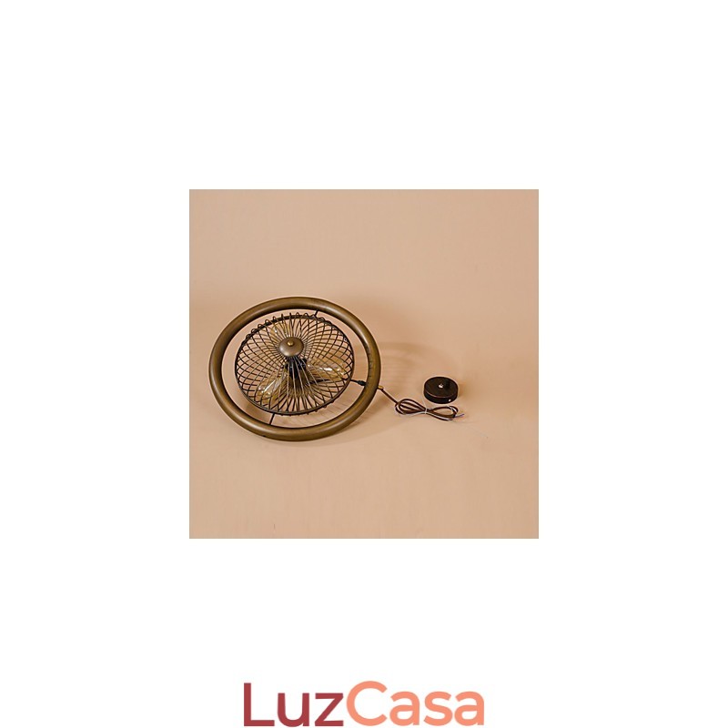 Retro Classic Metal Ceiling Fan Lights Simples Luminárias Pendentes Café Luminária Pendente