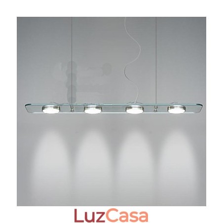 Luminária de mesa para restaurante retangular de vidro Luminária de mesa para restaurante retangular de vidro