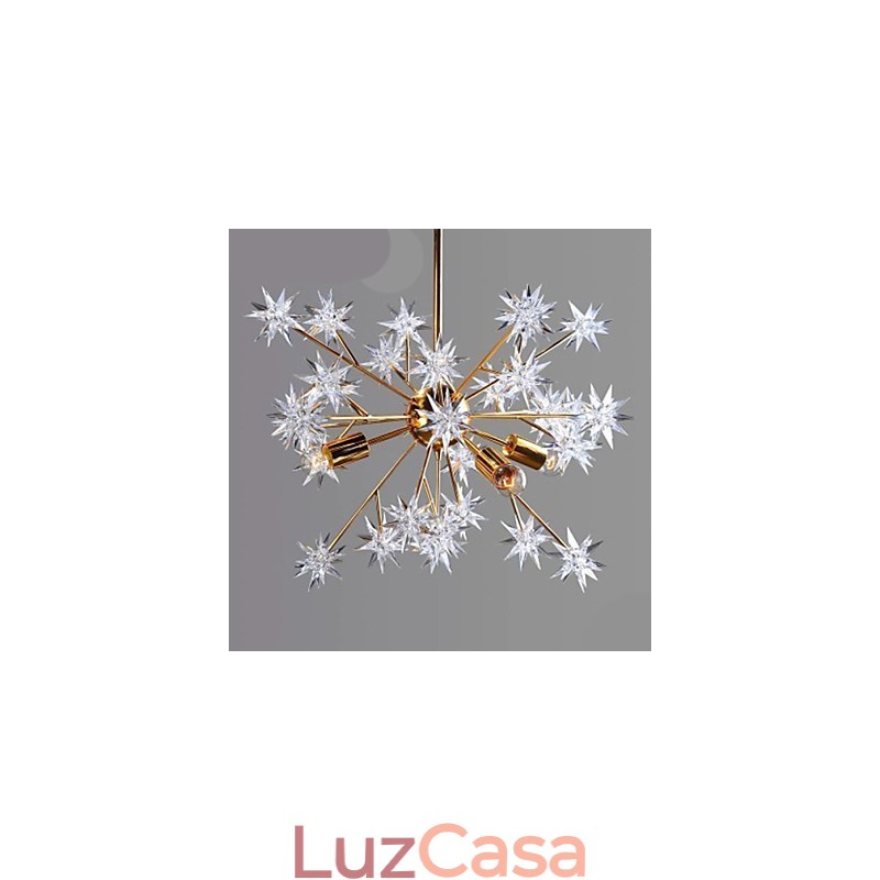 Creative Spark Bola de Ferro Forjado Estrelas Droplight Atmosfera