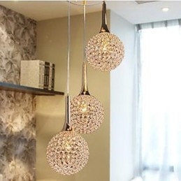 Prato de lustre de cristal moderno