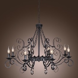 Lustre Tradicional Clássico Estilo Vela Outros