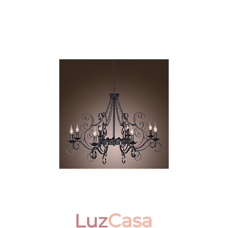 Lustre Tradicional Clássico Estilo Vela Outros