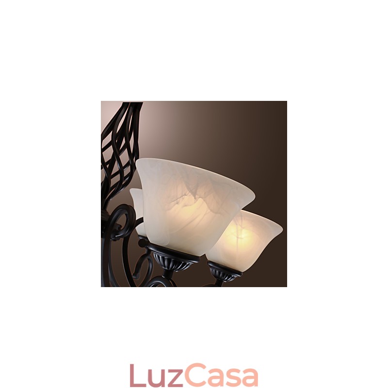Lustre Tradicional Clássico Estilo Vela Outros
