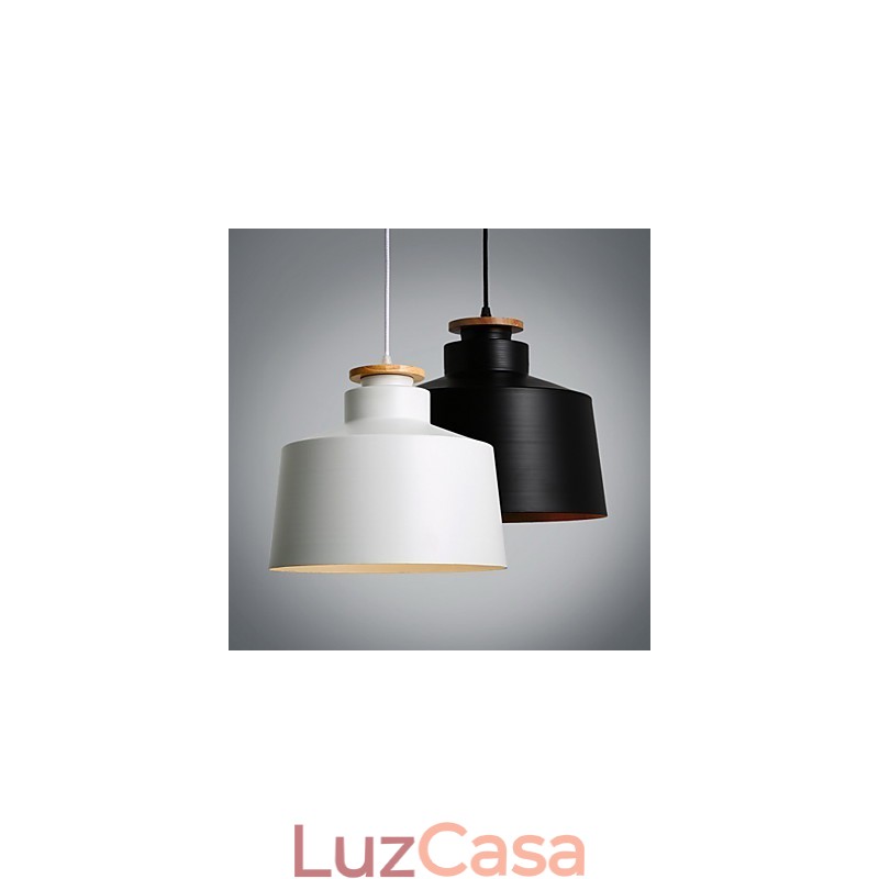 Luminárias pendentes modernas contemporâneas de metal