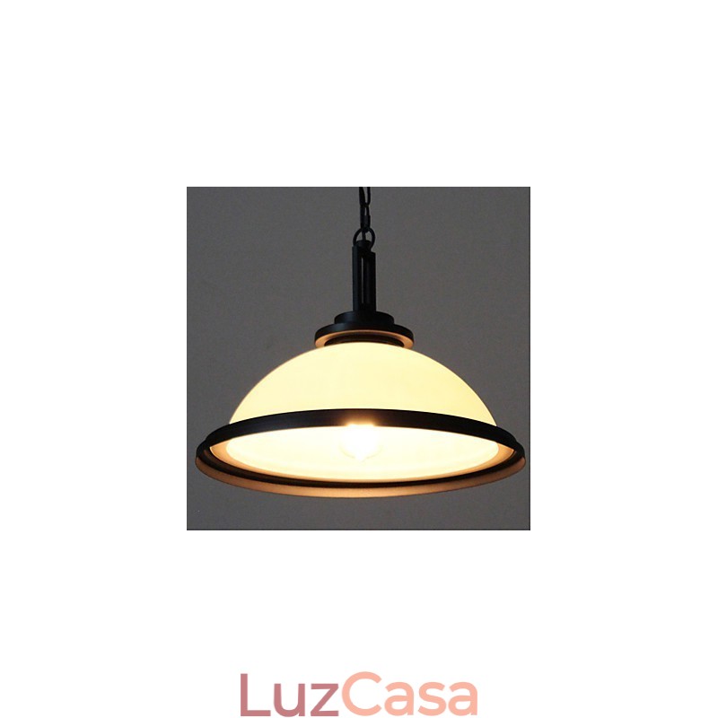 Luminárias Pendentes Rústica Lodge Metal Pintura Preto