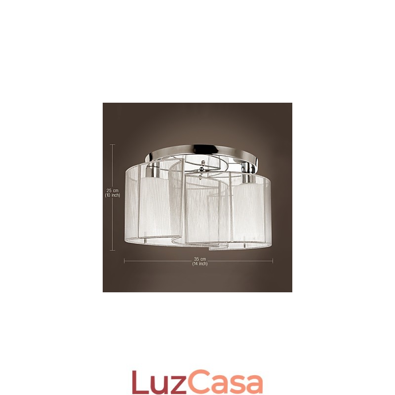 Luminária de Teto Design Moderno 2 Luzes