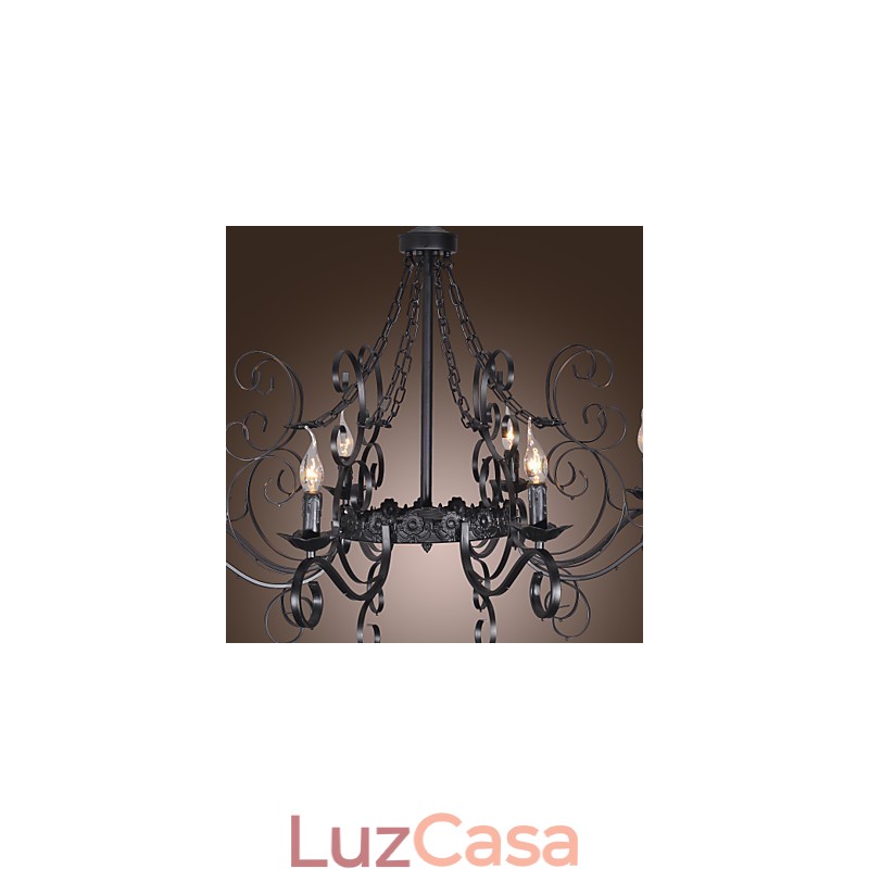 Lustre Tradicional Clássico Estilo Vela Outros