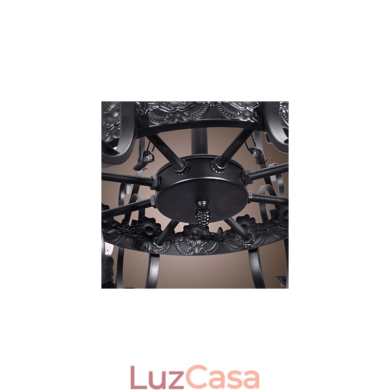 Lustre Tradicional Clássico Estilo Vela Outros