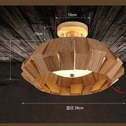 Luminária pendente moderna contemporânea estilo country mini outros madeira bambu