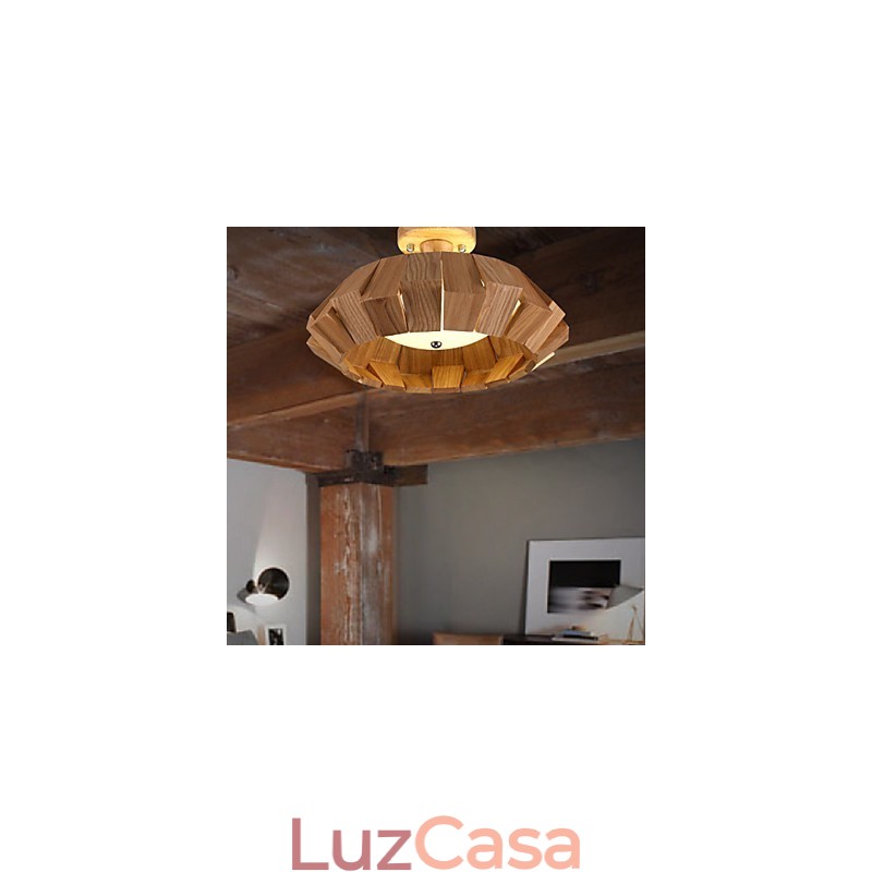 Luminária pendente moderna contemporânea estilo country mini outros madeira bambu