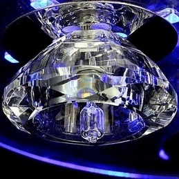 Lustre Moderno Cristal Living 3 Luzes