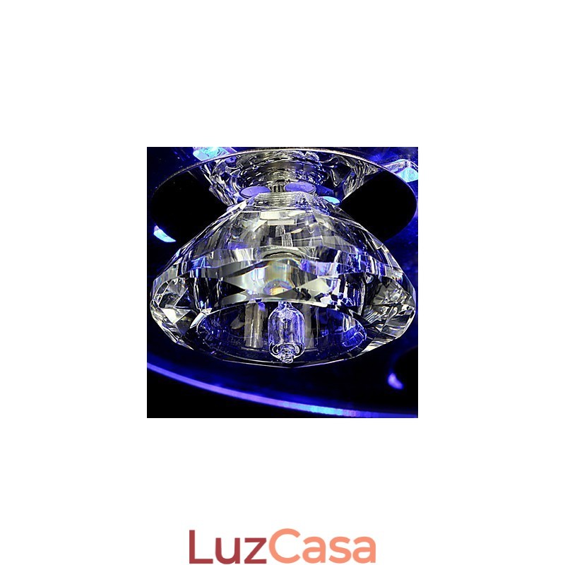 Lustre Moderno Cristal Living 3 Luzes
