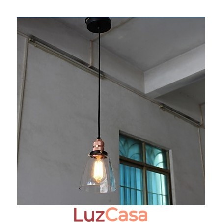 Lustre de vidro retrô exclusivo e minimalista Lustre de vidro retrô exclusivo e minimalista