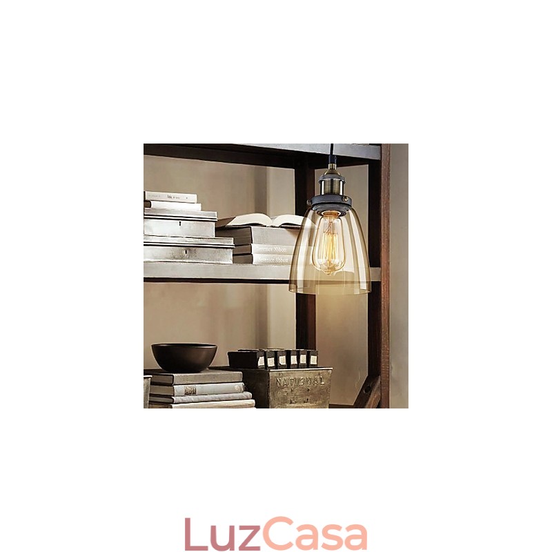 Luzes Pendentes Tradicionais Clássicas Vintage Retro Metal