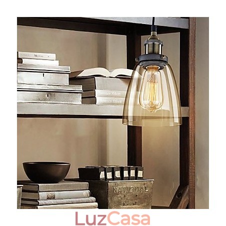 Luzes Pendentes Tradicionais Clássicas Vintage Retro Metal