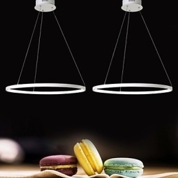 Luminária pendente design moderno anel de alta qualidade