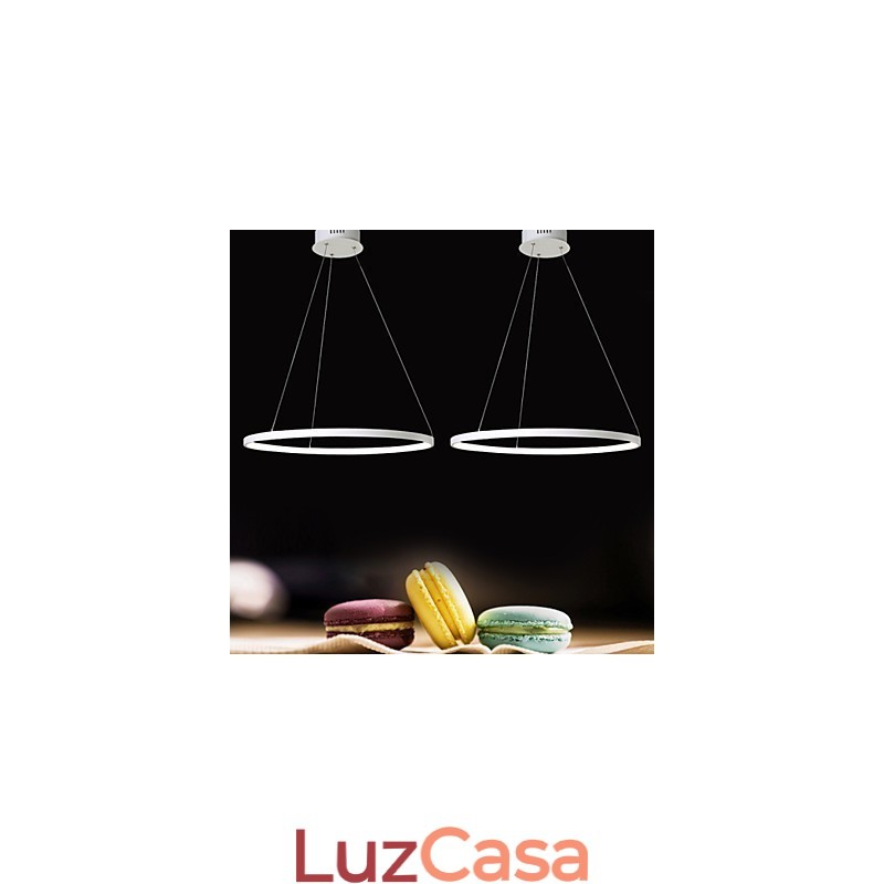 Luminária pendente design moderno anel de alta qualidade