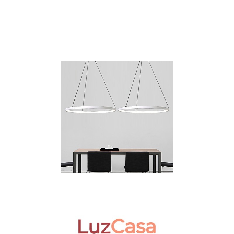 Luminária pendente design moderno anel de alta qualidade