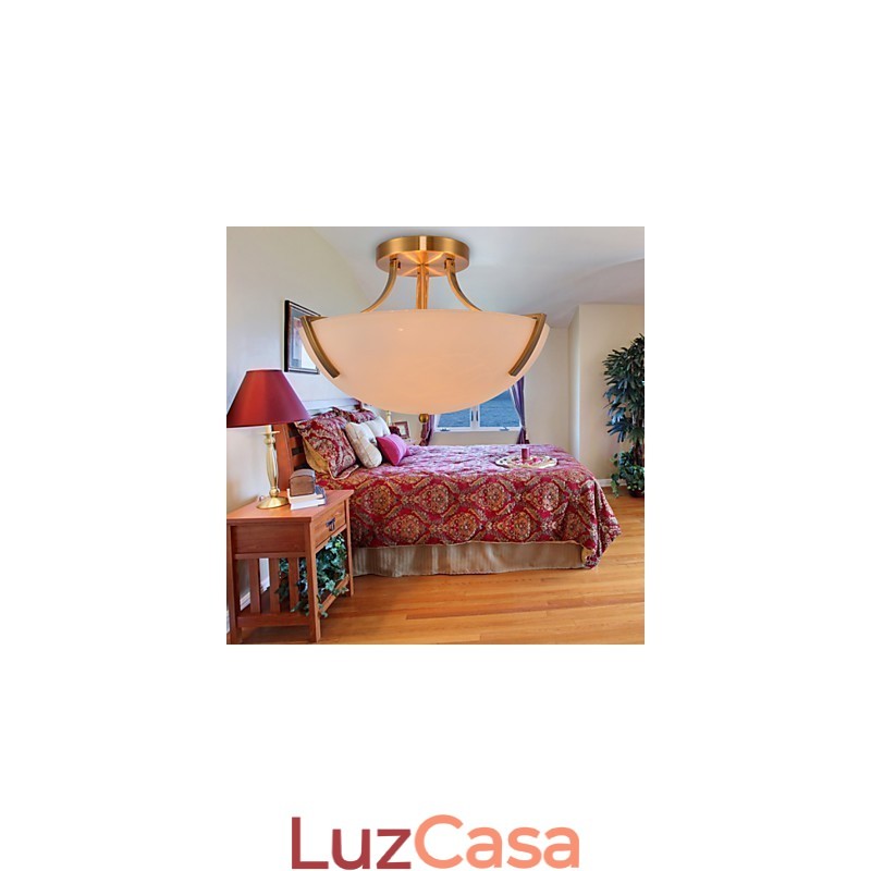 Luminária pendente de metal estilo vintage rústico lodge mini pintura