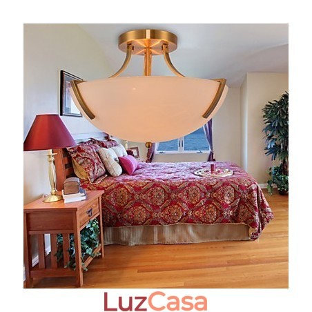 Luminária pendente de metal estilo vintage rústico lodge mini pintura