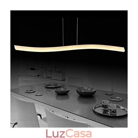 Luminária pendente moderna e contemporânea cromada Luminária pendente moderna e contemporânea cromada