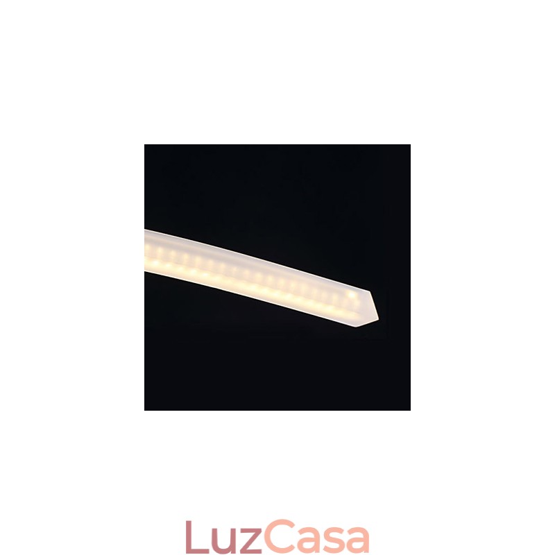 Luminária pendente moderna e contemporânea cromada