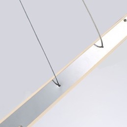 Luminária pendente moderna e contemporânea cromada