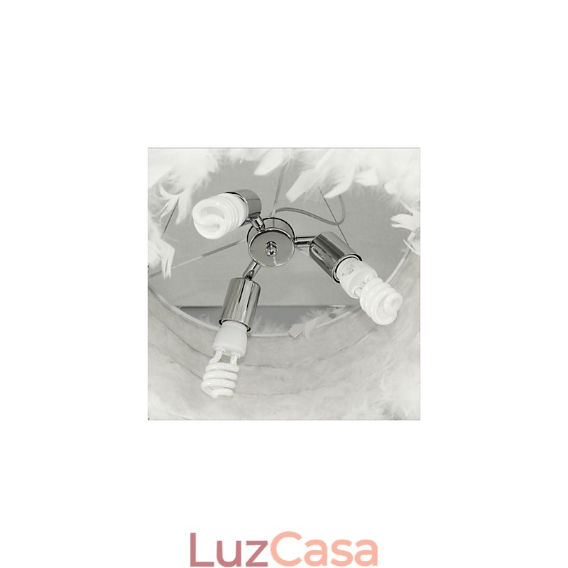 Lustre de penas moderno de venda quente Dia Fashion Light