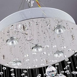 Moderno Contemporâneo Tradicional Clássico Rústico Lodge Vintage Country Island Cristal Galvanizado Metal Pendente Luz