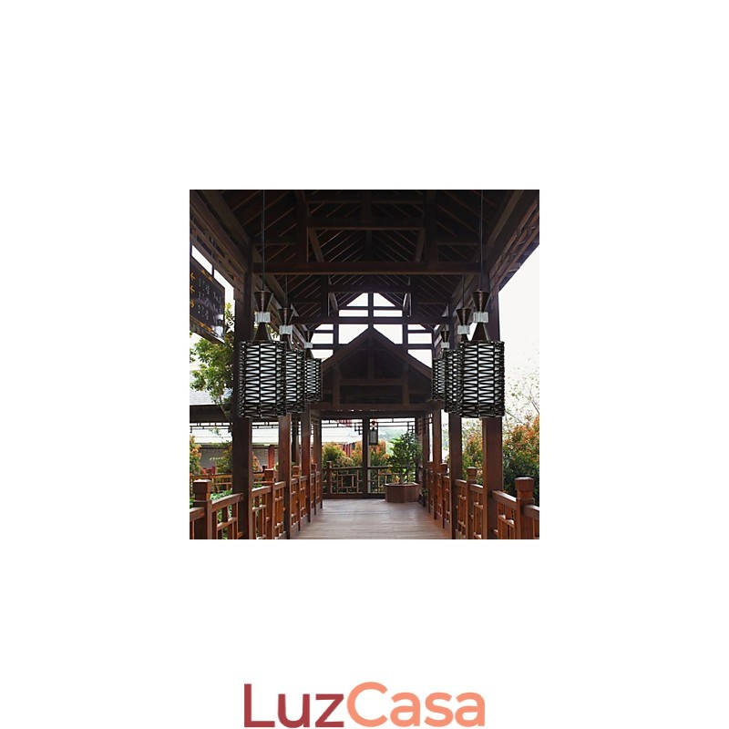 A Cana Compõe a Mão Tecido Individualidade Artes Criativas Droplight Lâmpada Luz