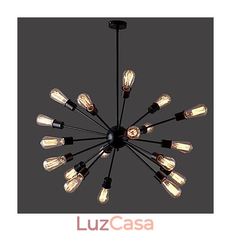 Luminária pendente loft industrial rústica chalé vintage retrô country jantar Luminária pendente loft industrial rústica chalé vintage retrô country jantar