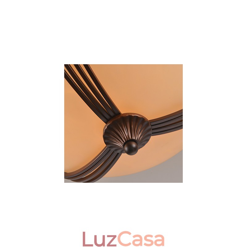 Luminária pendente de metal estilo vintage rústico lodge mini pintura