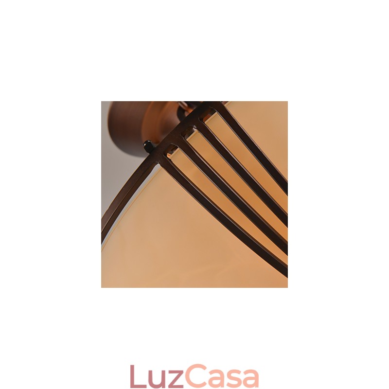 Luminária pendente de metal estilo vintage rústico lodge mini pintura