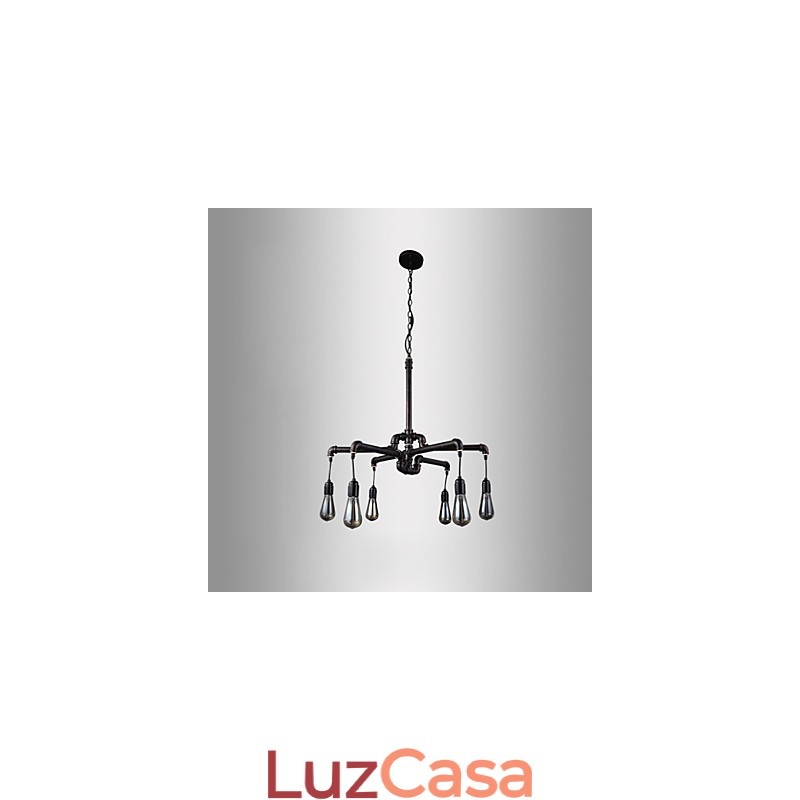 Retro Metal Luz de Teto Café