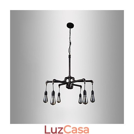 Retro Metal Luz de Teto Café Retro Metal Luz de Teto Café