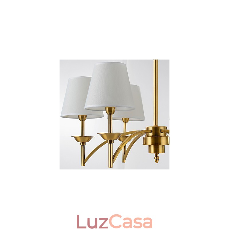 Família de luminárias pendentes com design decorativo moderno e contemporâneo branco puro