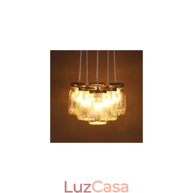 Garrafa de vidro criativa com desejos, doce, crianças, três lâmpadas droplight
